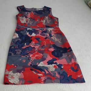 EUC Boden Paint Colors Summer Shift Dress 6